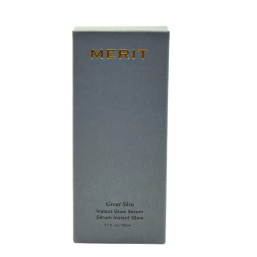 MERIT Great Skin Instant Glow Serum with Niacinamide and Hyaluronic Acid 1.69 oz / 50 ml