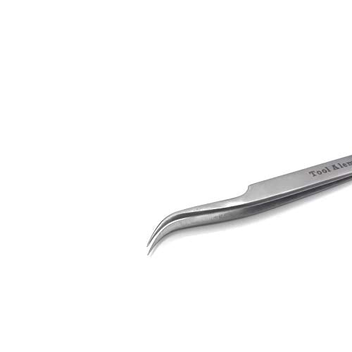 Canadian Stainless Steel 13cm Semi Curve Eyelash Tweezers M-PK14-8005