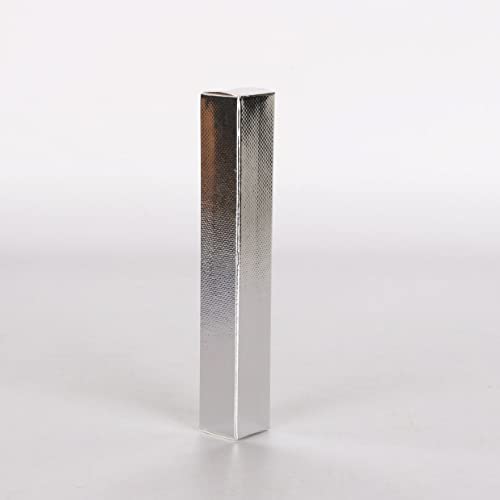 COSIDEA 50 pcs small silver Kraft paper box 22 * 22 * 137 paper packing box for lip gloss mascara