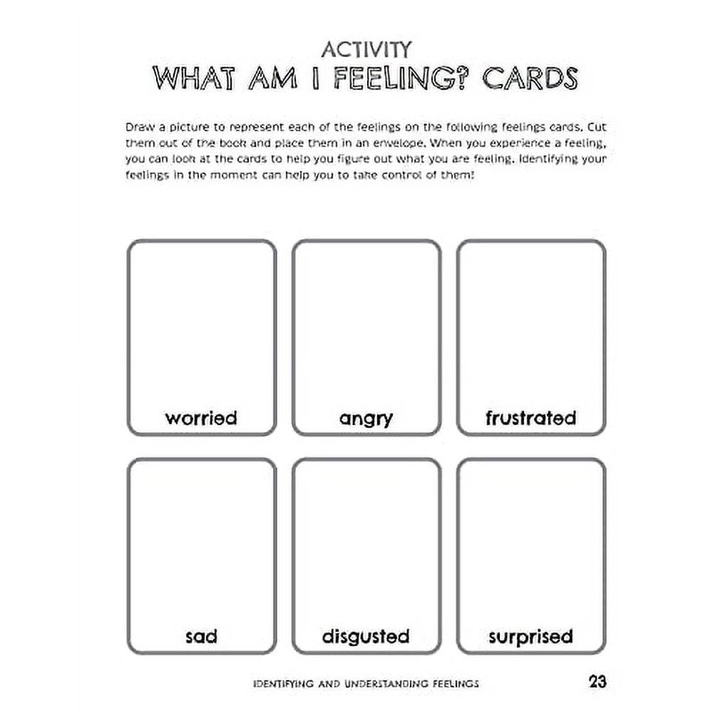 Self-Regulation Workbook for Kids - CBT Exercises & Emotional Coping Strategies