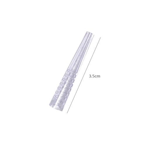 50 Pieces Tweezer Protector Soft Silicone Tweezers Protector Cap Tweezer Tip Covers Tweezers Point Protectors Tweezer Protective Cover, Transparent
