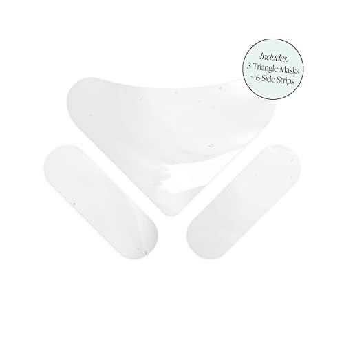Bushbalm Hydrogel Vajacial Mask - Hydrating Mask with Hyaluronic Acid and Aloe Vera to Cool and Soothe Skin Post-Hair Removal, 3 Full Masks Set