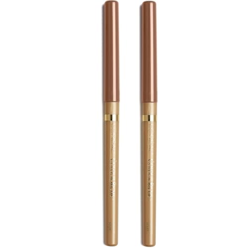 L'Oreal Paris Colour Riche Lip Liner Pencil, Creamy Lip Liner with Omega 3 and Vitamin E, 782 Toffee To Be (Warm Deep Brown), Pack of 2