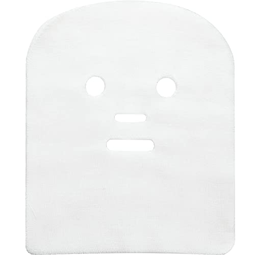 Maitys 150 Pieces Pre-cut Gauze Facial Cotton Beauty Face Pads Gauze Skin Care High Frequency for Facial Spa(10 x 12 Inch,Rectangle Face Style)