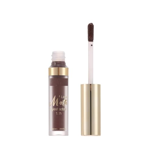 MAEPEOR Matte Liquid Eyeshadow 8 Colors Naked Smooth Creamy Eyeshadow Long Lasting and Waterproof Lightweight Cream Eye Shadow (P09 Oleander)