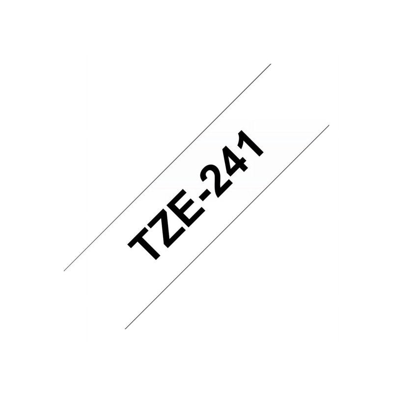 3/4 Inch Black on White Label Tape for Brother PT-1950 Label Maker