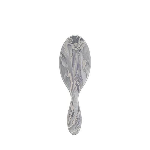 Wet Brush Original Detangler Brush - Metallic Marble, Silver - All Hair Types - Ultra-Soft IntelliFlex Bristles Glide Through Tangles with Ease - Pain-Free Comb for Men, Women, Boys and Girls