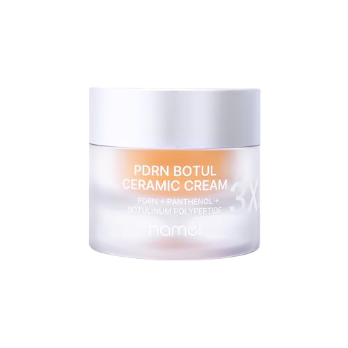 Hamel 3X PDRN Botul Ceramic Cream?Skin-Smoothing & Texture-Refining Glow Cream?Helps Improve the Look of Fine Lines?Vegan Korea Skin Care?1,69 fl.oz?