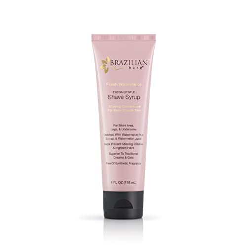 Brazilian Bare Fresh Watermelon Extra Gentle Shave Syrup ? Preferred Over Traditional Womens Shave Creams And Womens Shave Gels