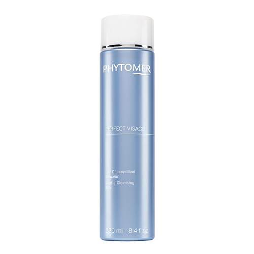 Phytomer Perfect Visage Gentle Cleansing Milk | Moisturzing Daily Face Cleanser & Makeup Remover | Sustainable & Eco-Friendly Skincare | 250ml