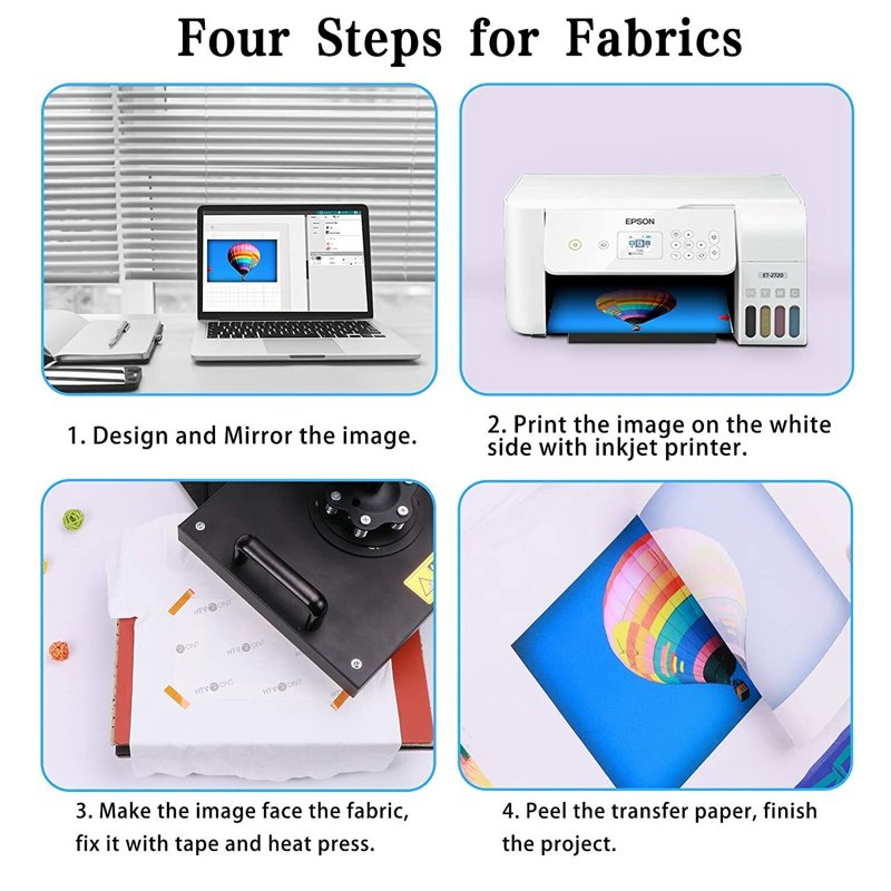 150 Sheets Sublimation Paper for Inkjet Printers 11x17 A3 & A4 Sizes