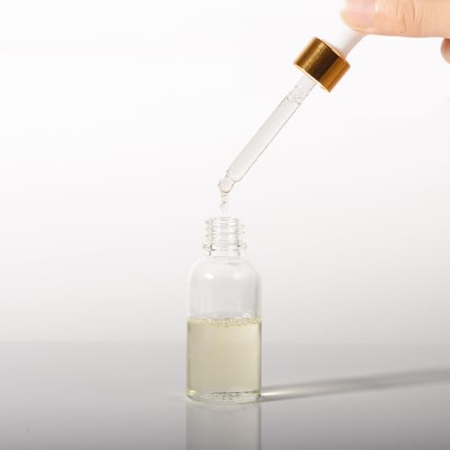 48P-1oz,Glass Dropper Bottle for Essential Oils Eye Dropper Small Travel Containers Tincture Bottles with Dropper