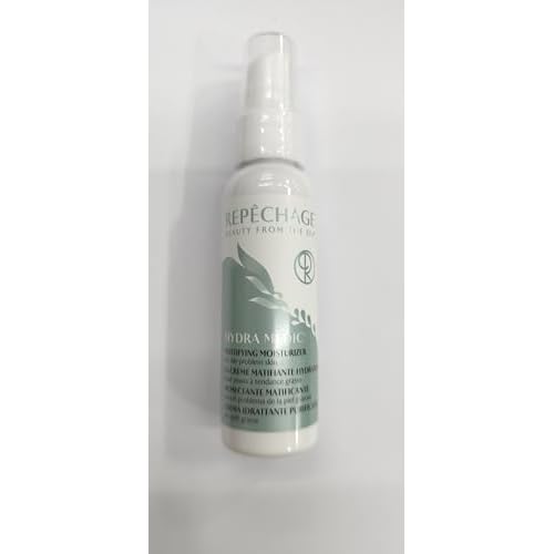 Repechage Hydra Medic Mattifying Moisturizer For Oily Problem Acne Prone Skin Light Fragrance Oil & Grease Free Made with Natural Botanicals Perfect Under Makeup for Men & Women 2 oz