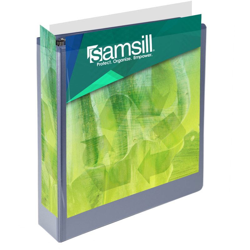 Durable 2 Inch Plant-Based View Binder Set - Assorted 4 Pack
