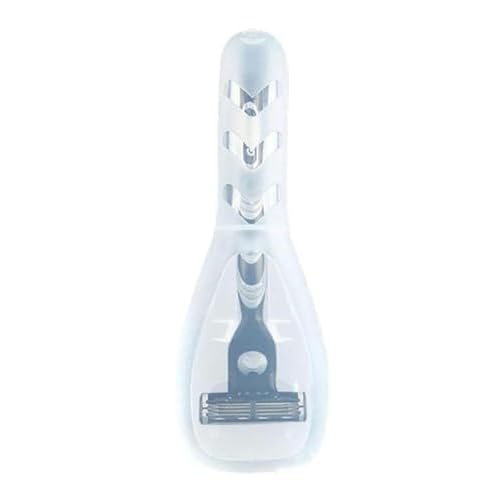 Transparent Portable Travel Men Manual Razor Protector Plastic Box Cover Container Storage Shaver Holder Protector Case Organizer Electric Shavers Shave and Hair Removal,Plastic Safe