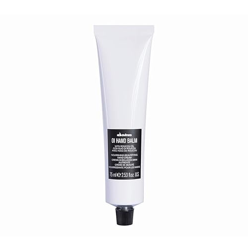 Davines OI Hand Balm, Nourishing Anti-Aging Hand Cream for All Skin Types - Protects Hands from Environmental Damage with Antioxidant Roucou Oil - Lightweight & Fast Absorbing Hydration, 2.54 Fl Oz