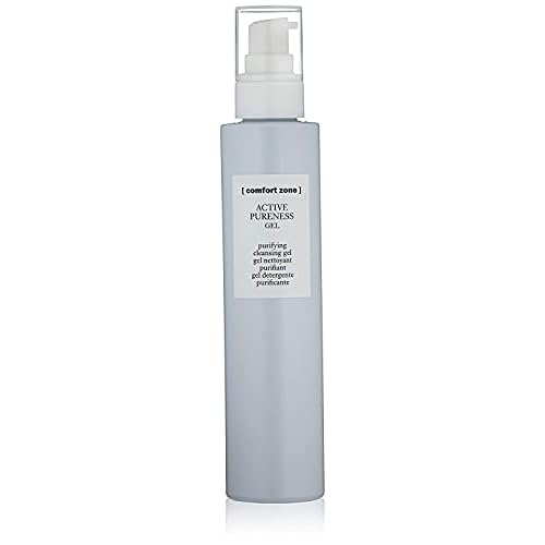 [ comfort zone ] Active Pureness Cleansing Gel, Exfoliating Face Wash, 3% Gluconolactone, Deeply Cleanses Pores, Purifies Oily Acne Prone Skin, Men & Women, Vegan, Made in Italy, 6.76 Fl Oz