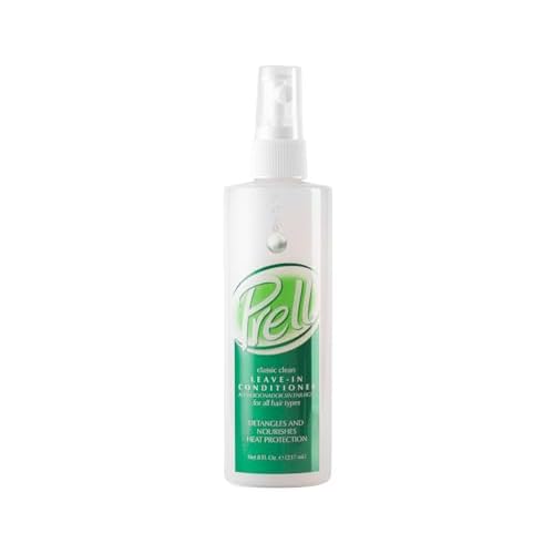 Prell Classic Clean Leave-In Conditioner ? Detangles, Nourishes & Protects with Lightweight Heat Defense | 8 fl oz