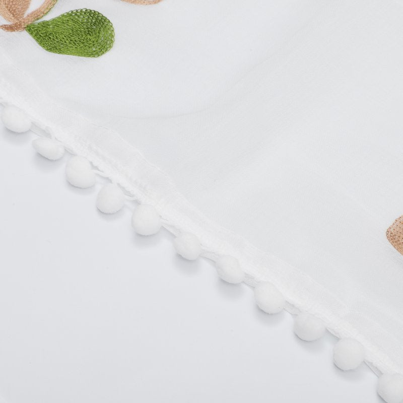 Short White Kitchen Net Curtain Set with Eyelets - Brighten & Privacy
