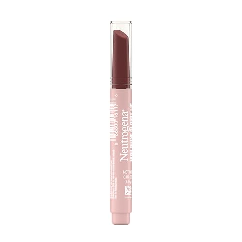 Neutrogena High Shine Glossy Lip with Maracuja Oil + Vitamins & Antioxidant Vitamin E, Nourishing Glossy Lip, Non-Retractable, Pigmented For Buildable Color, Nearly Neutral, 0.07 oz (Pack of 2)