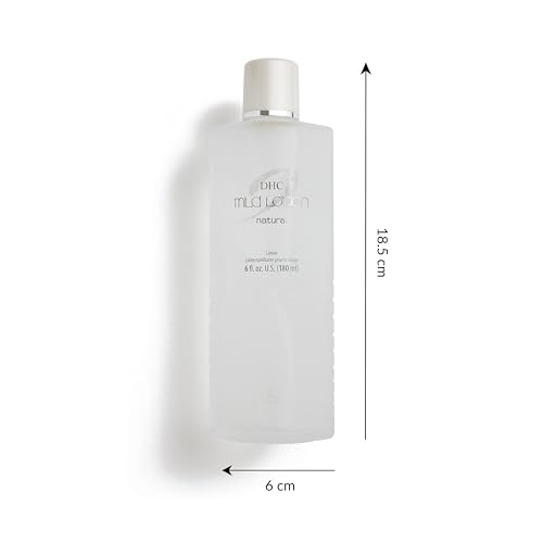 DHC Mild Lotion, Hydrating Liquid Lotion, Moisturizing, Calm and Soothe Sensitive Skin, Alcohol-Free, Fragrance and Colorant Free, Ideal for Sensitive Skin, 6 fl. oz.