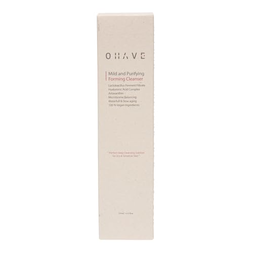 Mild & Purifying Foaming Cleanser, Gentle Vegan Face Wash with Lactobacillus, Natural Botanical Extracts, Hydrating & Soothing, pH-Balanced, 125ml