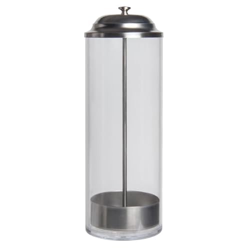 Diane Shatterproof Acrylic Disinfectant Jar for Sterilizing Hair Salon Shears, Combs, Barber Cleaning Supplies, Clippers, and Nail Tools ? Large - 11¡± Tall x 4¡± Wide ? 40 Fl Oz Capacity