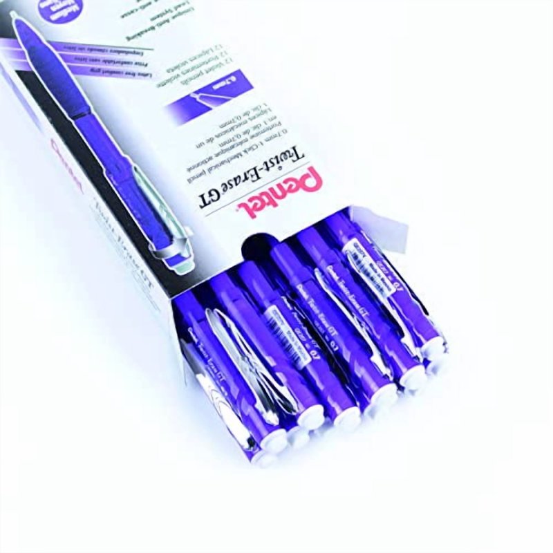 Pentel Twist-Erase 0.7mm Mechanical Pencil Set - 12 Pack, Violet