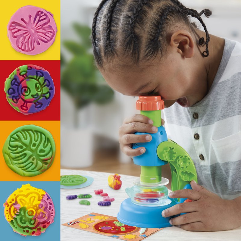 Kids Microscope with Light and Look Function for Science Exploration