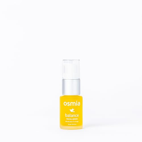 Osmia Skincare - Natural Balance Facial Serum | Black Cumin, Rosehip, Lavender, + Geranium Oils | Soothe, Hydrate, Smooth | Clean Beauty For Healthy Skin (0.5 fl oz | 15 ml) Packaging May Vary