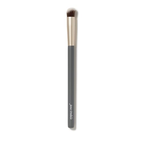 jane iredale Pro Series Concealer Brush, Small, Angled Cosmetic Brush Applies, Blends, and Diffuses Cream & Liquid Makeup, Vegan, Cruelty Free