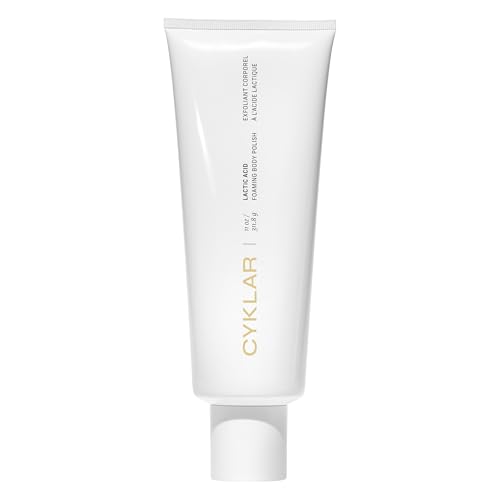 Cyklar Lactic Acid Body Polish ? Chemical Exfoliator with AHAs & Volcanic Pumice ? Added Glycerin for Skin Hydration ? Fragrance-Free, 11 fl oz