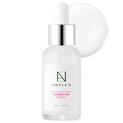 AMPLE:N Ceramide Shot Ampoule ? Anti Aging and Hydrating Serum with Ceramide for Deep Moisturization ? For Dry & Rough Skin to Reduces Wrinkles & Repairs Skin, 1.01 fl.oz.