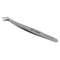Professional Eyelash Extensions Tweezers - Strong Tension Grip - Japanese Stainless Steel Volume Tweezers for Precise Application - Anti-Slip Micro Tip (Classic Petite - HT04)