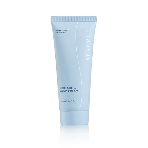 SEACRET Minerals Hand Cream, From The Dead Sea, Shea Butter Deeply Hydrates, Peony Scent, 5.1 Fl Oz / 145 ml