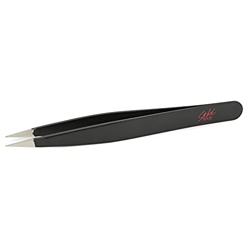 Seki Edge Black Stainless Steel Point Tweezer SS 501