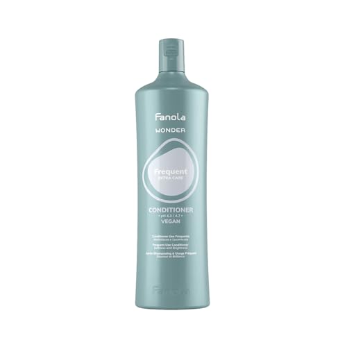 Fanola Wonder Frequent Hair Conditioner for Women & Men - Lightweight Daily Moisturizing Conditioner for Dry Hair - Conditions & Detangles for Softer & Brighter Strands (1000 ml)