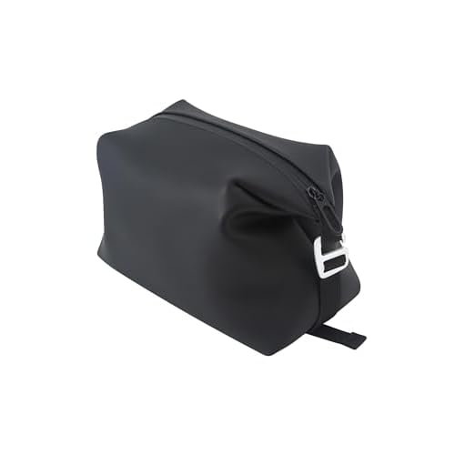 6"x 11" 6L Large Silicone Toiletry Bag,Waterproof Leakproof Foldable Travel Organizer,Dopp Kit Alternative for Men & Women,Black