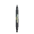 Lottie London Stamp Liner in Heart, Dual Ended Heart Shape Liner, Double Ended Black Eyeliner, Heart Stamp and Pointed End Pen for Playful & Bold Designs