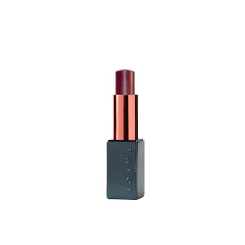 SOSHE Beauty - Peptide Glow Hydrating Lip Treatment | Intense Moisture | Peptides, Vitamin E, Hyaluronic Acid | Cruelty-Free, Certified Plastic Negative (Kismet - Deep Berry)