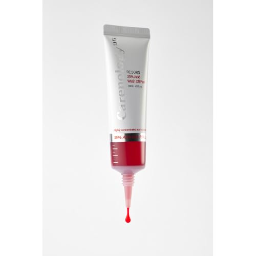Carenology95 - REBORN 35% Acid Wash Off Peel - Korean Beauty Exfoliator - Gentle Peeling Solution - Pore Cleansing - Dead Skin Cell Removal - K-Beauty - 30ml