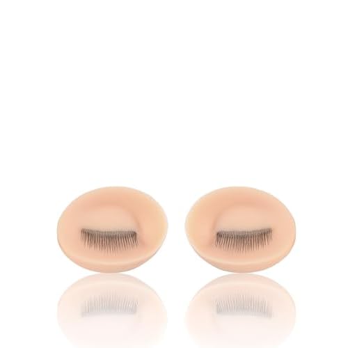 Realistic Eye Socket Replacements for Lash Mannequin Head, Soft Silicone Removable Eyelash Extension Training Eyes for Mannequin Heads, Professional Eyelash Extension Tools