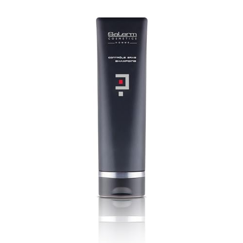 SALERM - Shampoo for Oily Hair - Homme Controle Gras Shampoo - 250 ml - Cleans Hair - Mantain a Clean and Balanced Look - Lightweight Refreshing Formula