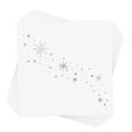 Flash Tattoos MILKY WAY SILVER temporary tattoos | 10 metallic foil tattoos | Birthday Party Favor | Festival Eye Jewels | Star Eye Jewel | Star party favor