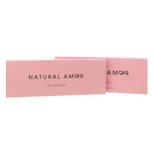 Natural Amor 12-Color Pink & Purple Eyeshadow Palette ? Matte Finishes ? Romantic Rose & Violet Tones in Eco-Friendly Packaging ? High Pigment, Blendable, Buildable Formula (0.35 oz)