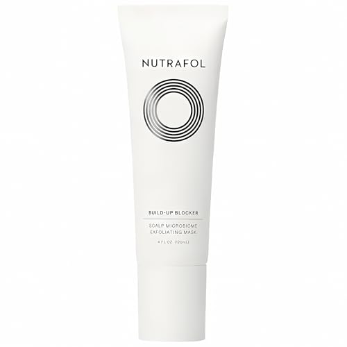 Nutrafol Exfoliating Scalp Mask, Eliminates Product Build-up and Oil for Healthier Hair and Scalp, Physician-formulated for Thinning Hair, Color and Extension Safe - 4 Fl Oz Bottle