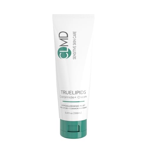 CLMD TrueLipids Ceramide+ Cream ? Deep Moisturizing Barrier Support for Sensitive Skin ? Hydrates and Soothes ? Hypoallergenic, Nourishing, and Dermatologist-Tested ? 3.4 fl oz
