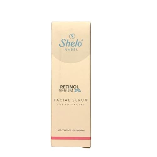 RETINOL SERUM 2% Shelo NABEL Mejora la apariencia del tono y la textura de la piel (FDA Aproved)
