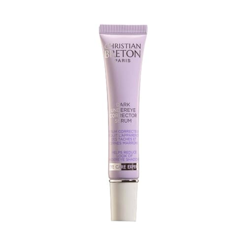 Christian Breton Dark Undereye Corrector Serum - Hydrating Under Eye Serum for Dark Circles - Shea Butter & Soothing Botanicals - Ophthalmologist Tested, Made in France - 3 ml / 0.10 oz