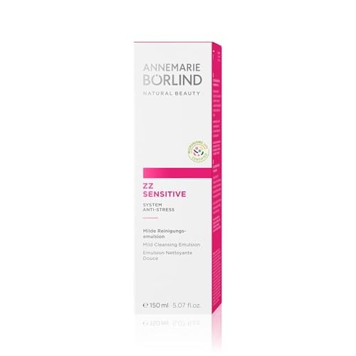 ANNEMARIE B?RLIND - ZZ SENSITIVE Mild Cleansing Emulsion - Facial Wash with Hyaluronic Acid and Golden Orchid to Remove Impurities on Sensitive Skin and Restore the Skin Flora - Step 1 of 5-5 Oz